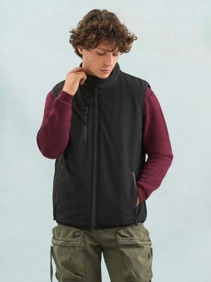 Жилет софтшелл унисекс Falcon BW, красный, размер L