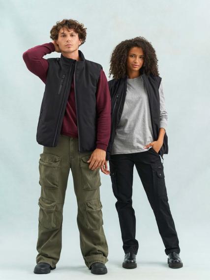 Жилет софтшелл унисекс Falcon BW, красный, размер L