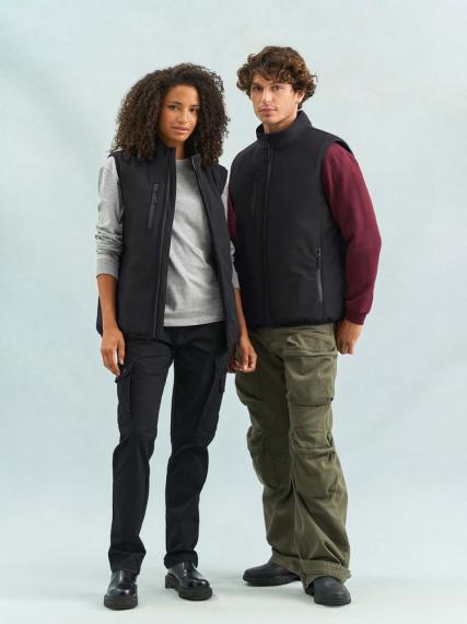 Жилет софтшелл унисекс Falcon BW, красный, размер L