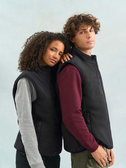 Жилет софтшелл унисекс Falcon BW, красный, размер L