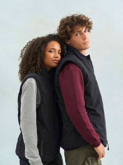 Жилет софтшелл унисекс Falcon BW, красный, размер L