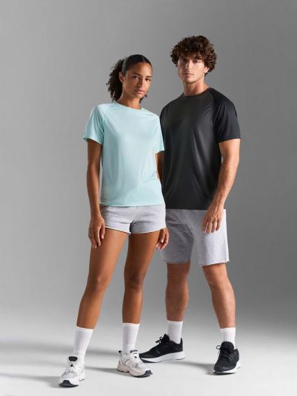 Футболка спортивная унисекс Vortex, черная, размер XS