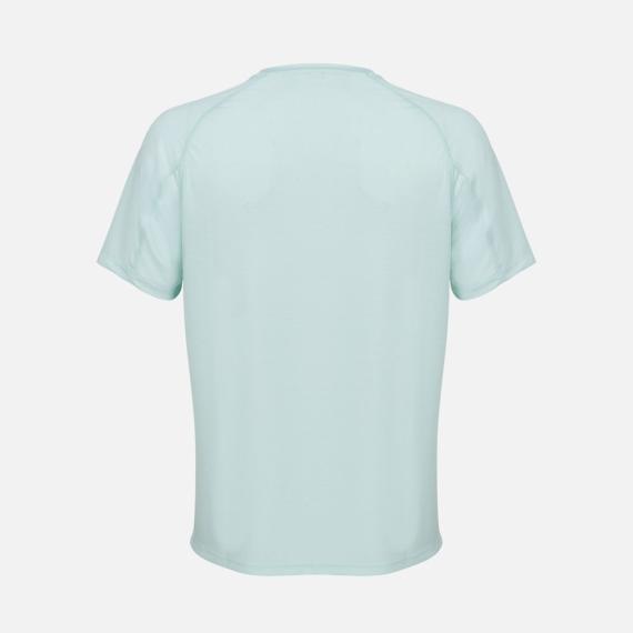 Футболка спортивная унисекс Vortex, зелено-голубая, размер XS