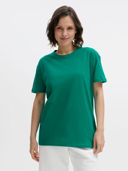 Футболка Regent 150 зеленая (изумрудная), размер XS