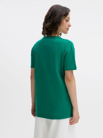 Футболка Regent 150 зеленая (изумрудная), размер XS