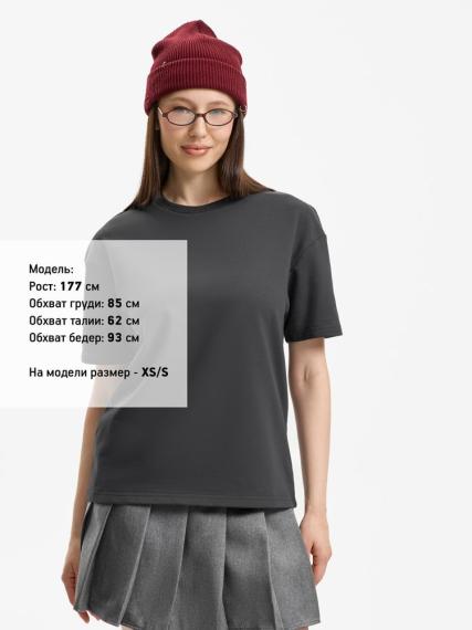 Футболка унисекс Durington, темно-серая (графит), размер 3XL/4XL