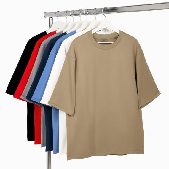 Футболка оверсайз унисекс Kosmos 2.0, красная (алая), размер XS/S