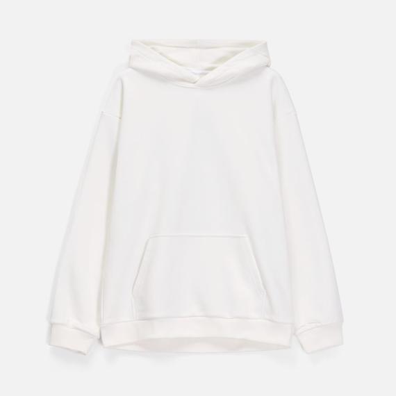 Худи унисекс оверсайз Songo, молочно-белое