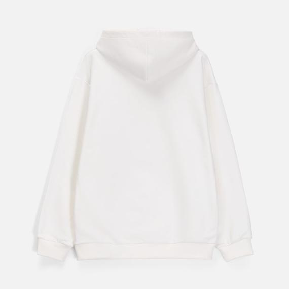 Худи унисекс оверсайз Songo, молочно-белое, размер XL/XXL