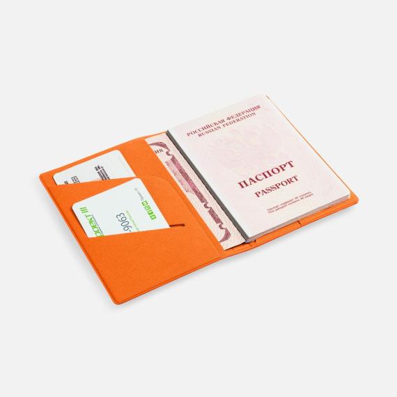 Обложка для паспорта Devon, оранжевая
