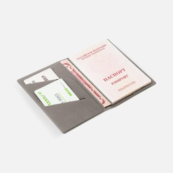 Обложка для паспорта Devon, серая