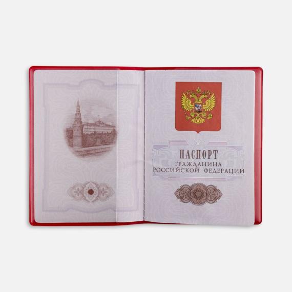 Обложка для паспорта Dorset, красная