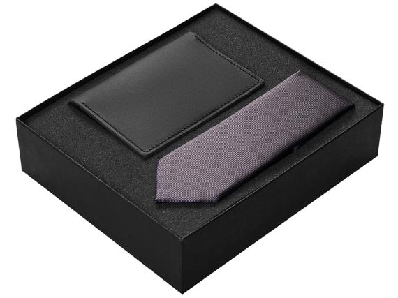 Подарочный набор Long River: обложка для паспорта, галстук