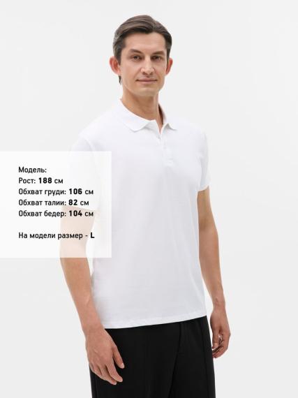 Рубашка поло мужская Prescott men 170 белая, размер XL